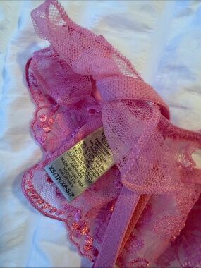 Pink Lace garter belt- Women Intimates